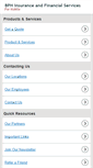 Mobile Screenshot of bphinsurance.com
